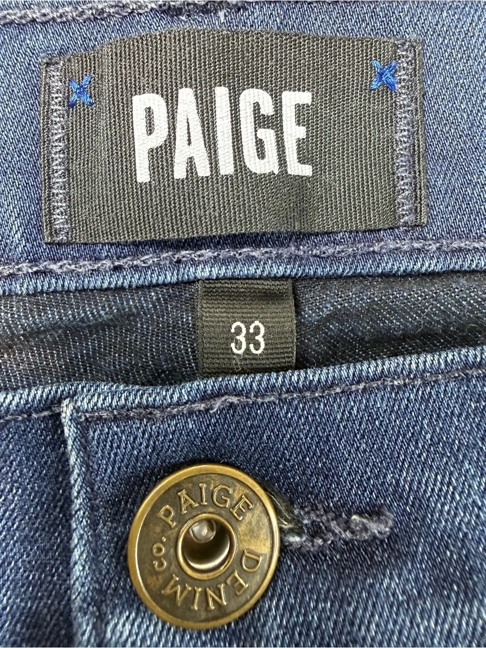 PAIGE Lennox Men’s Slim Fit Stretch Jeans Size 33